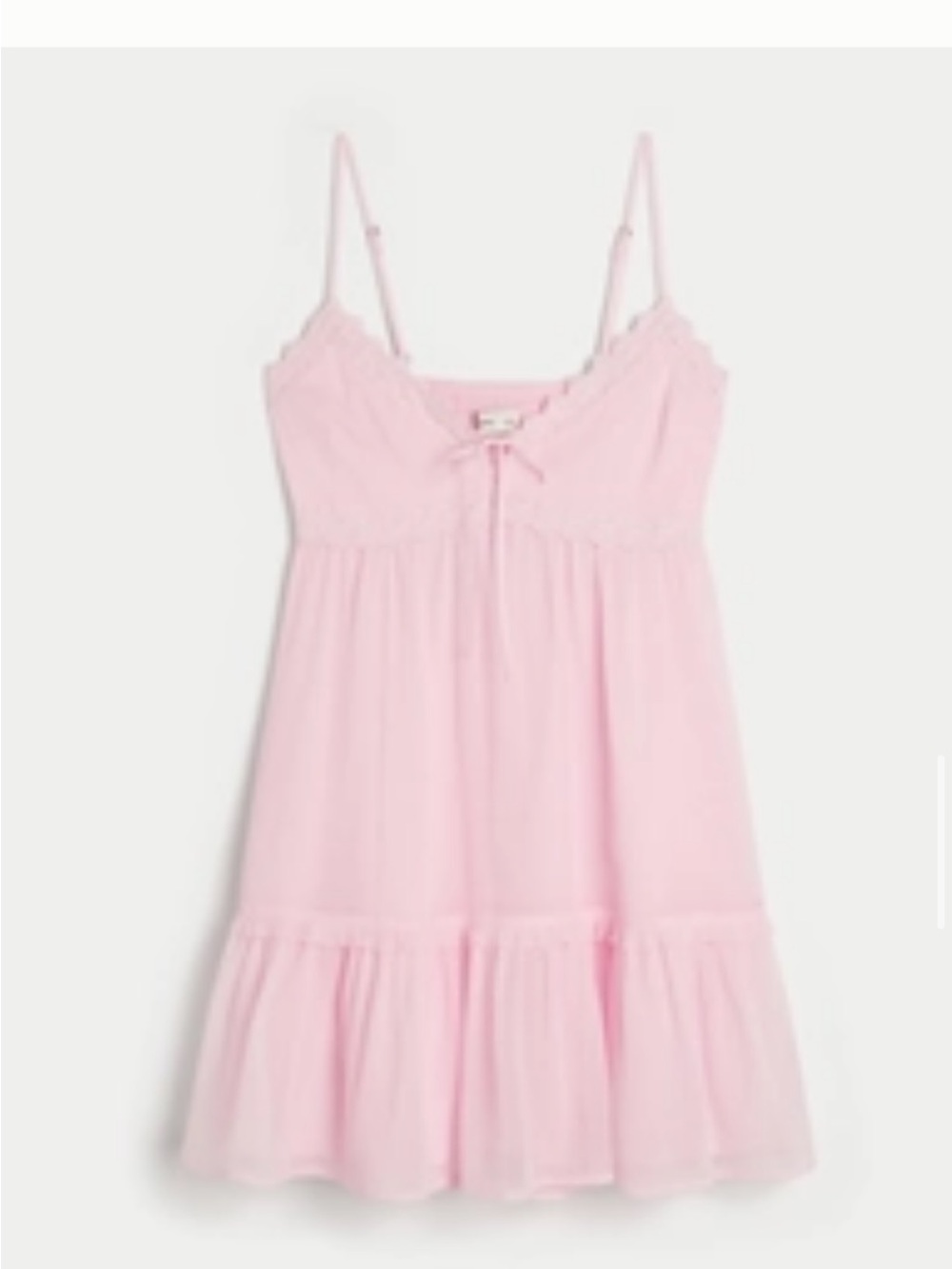 Hollister Chiffon Babydoll Mini Dress